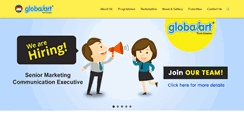 Desktop Screenshot of globalartcambodia.com